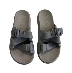 Chaco Chillos Women's Size 7 Shoes Blue Gray Slides Flip Flop Comfort Sandals